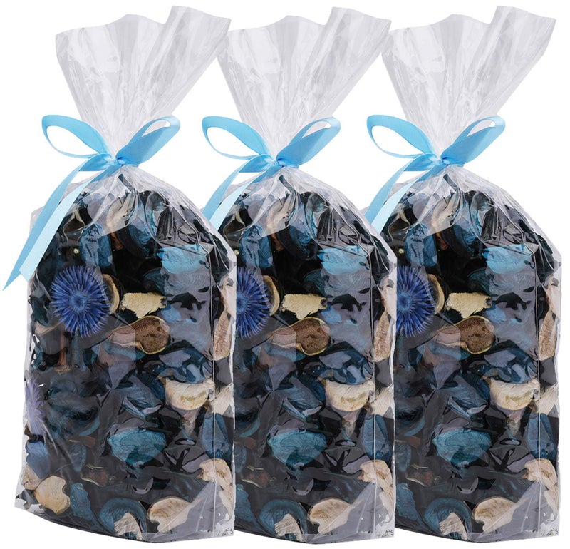 Yesland 3 Pack Potpourri Bag, Ocean Scent Fresh Perfume Sachet of Dried Flower Petals, Perfect Bowl and Vase Decorative Filler for Home & Office, 5oz (Blue) - Image 1